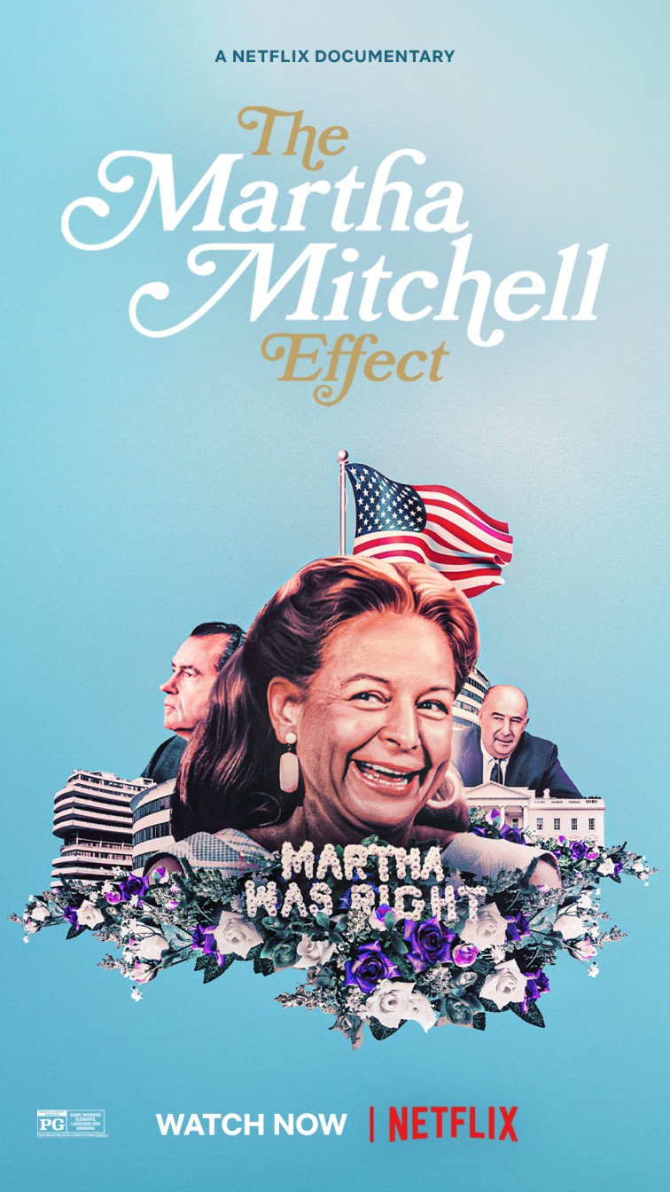 Poster for the film: The Martha Mitchell Effect