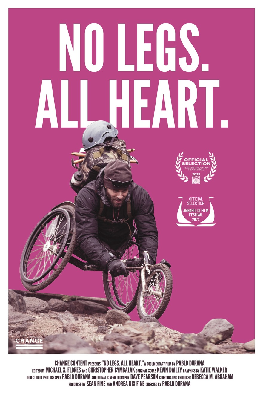 Poster for the film: No Legs. All Heart.