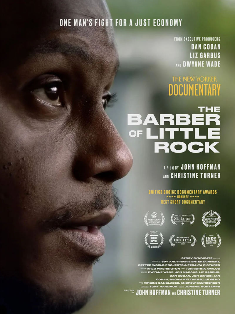 Poster for the film: The Barber of Little Rock