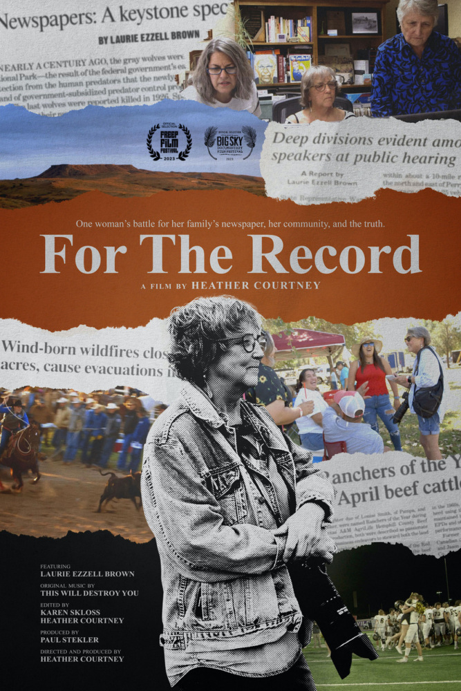 Poster for the film: For the Record